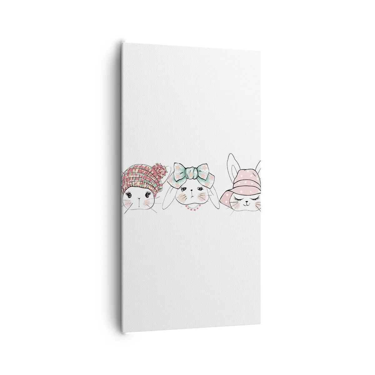 Quadro em tela - Pensativa, triste, contente - 65x120 cm