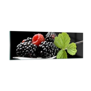 Quadro em vidro - Sabor do frescor - 90x30 cm