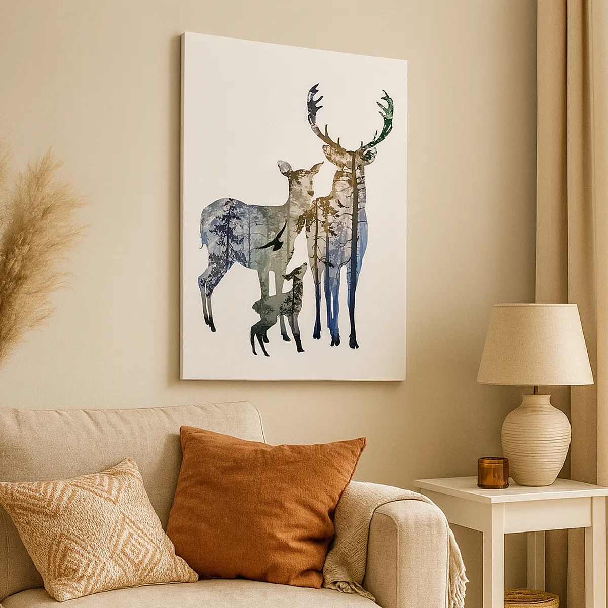 Quadro em tela - Fotografia de família - 50x70 cm