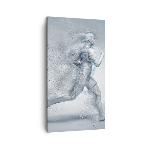 Quadro em tela - Energia limpa como um cristal - 45x80 cm