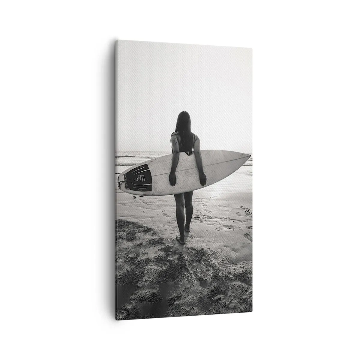 Quadro em tela - Filha da onda do mar - 55x100 cm