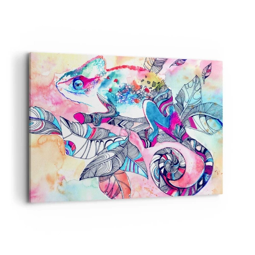 Quadro em tela - Colorido como o nosso mundo - 120x80 cm