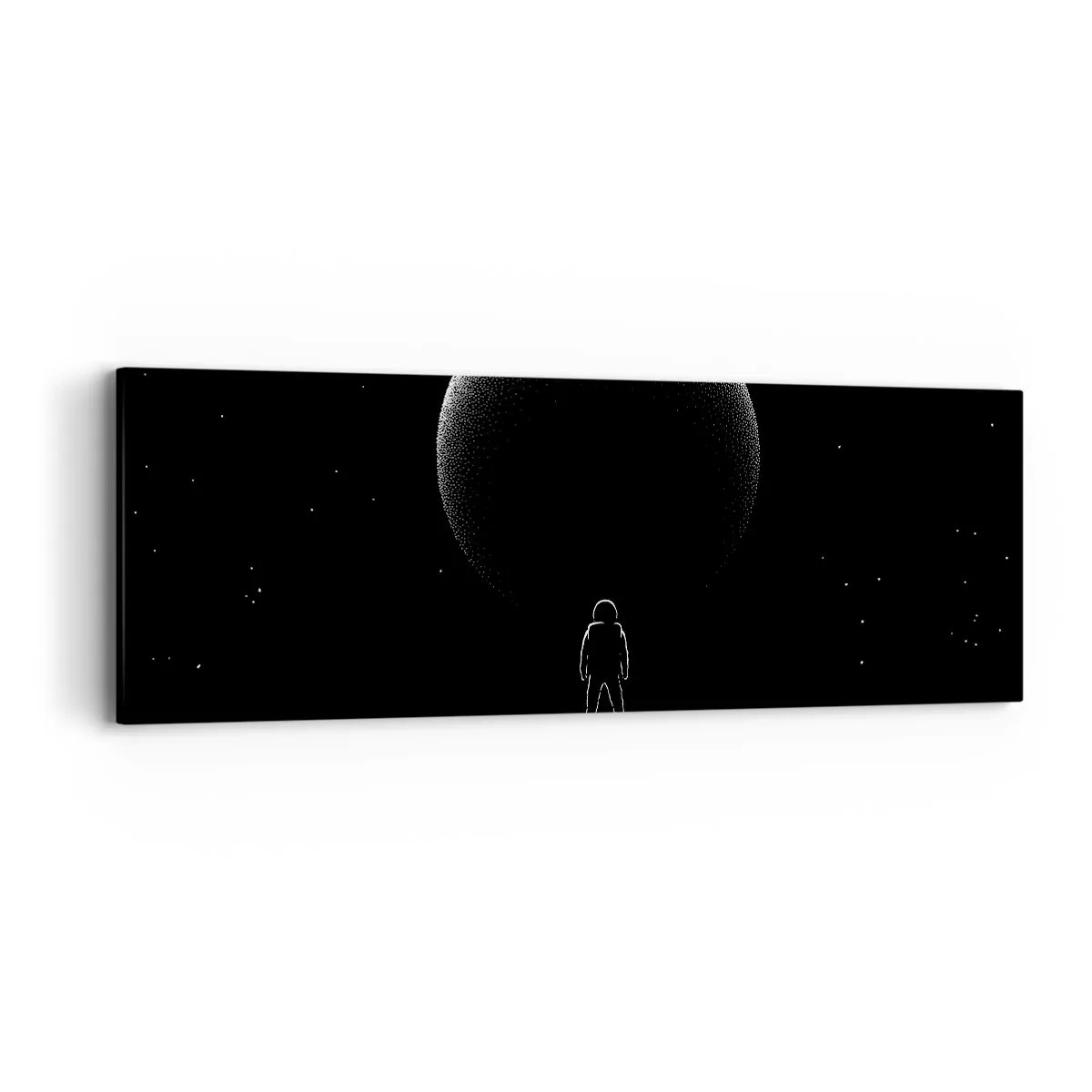 Quadro em tela - Cara a cara - 90x30 cm