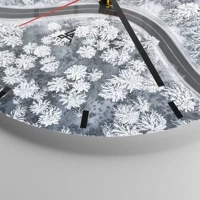 Mostrador com traços