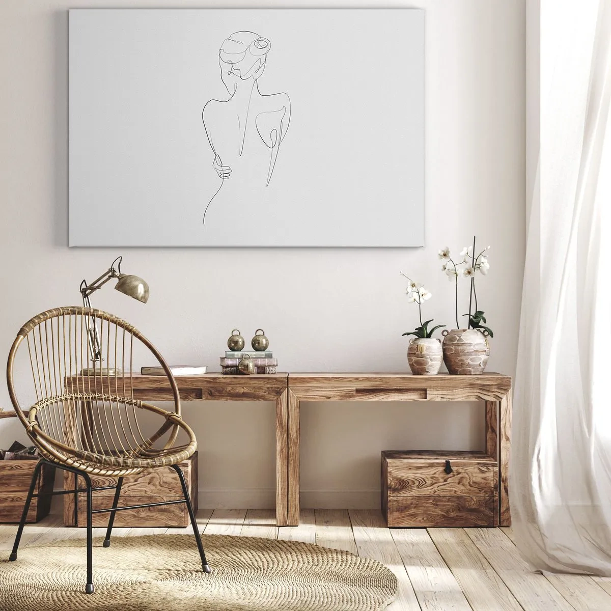 Quadro em tela - Música corporal - 100x70 cm