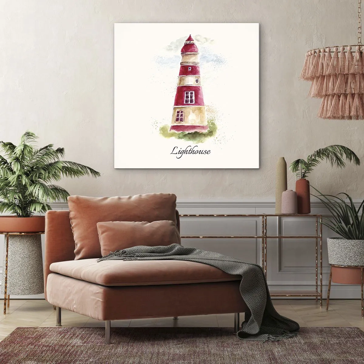 Quadro em tela - Sempre há clima - 60x60 cm