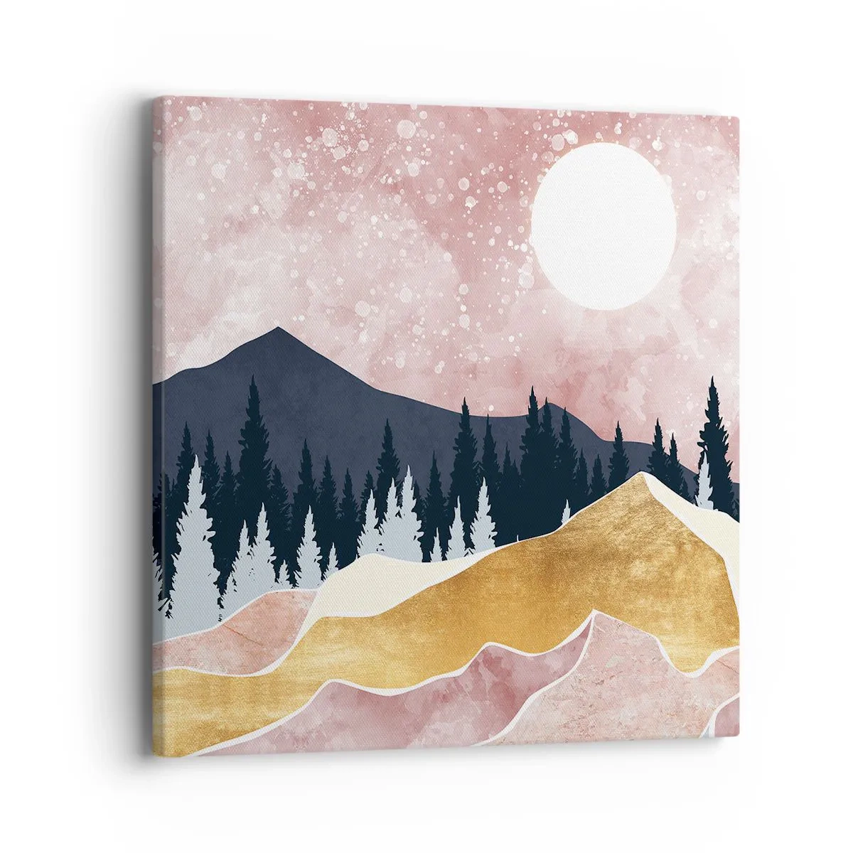 Quadro em tela - Ronda Noturna - 40x40 cm