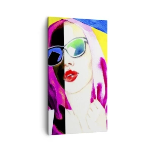 Quadro em tela - Eu não sou branca e não sou preta - 45x80 cm