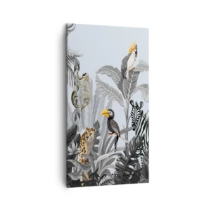 Quadro em tela - Conto de fadas africano - 45x80 cm