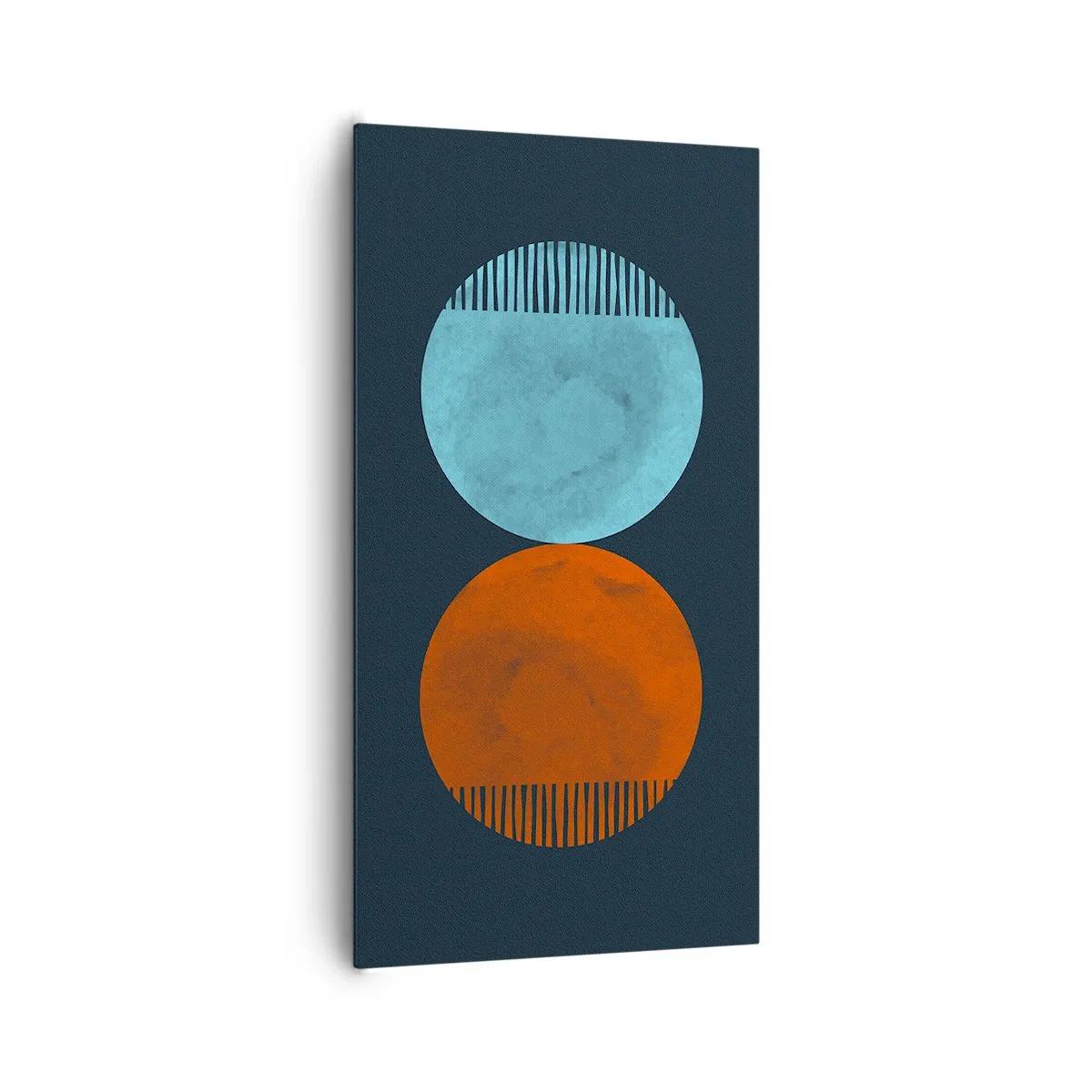 Quadro em tela - Apenas geometria? - 65x120 cm