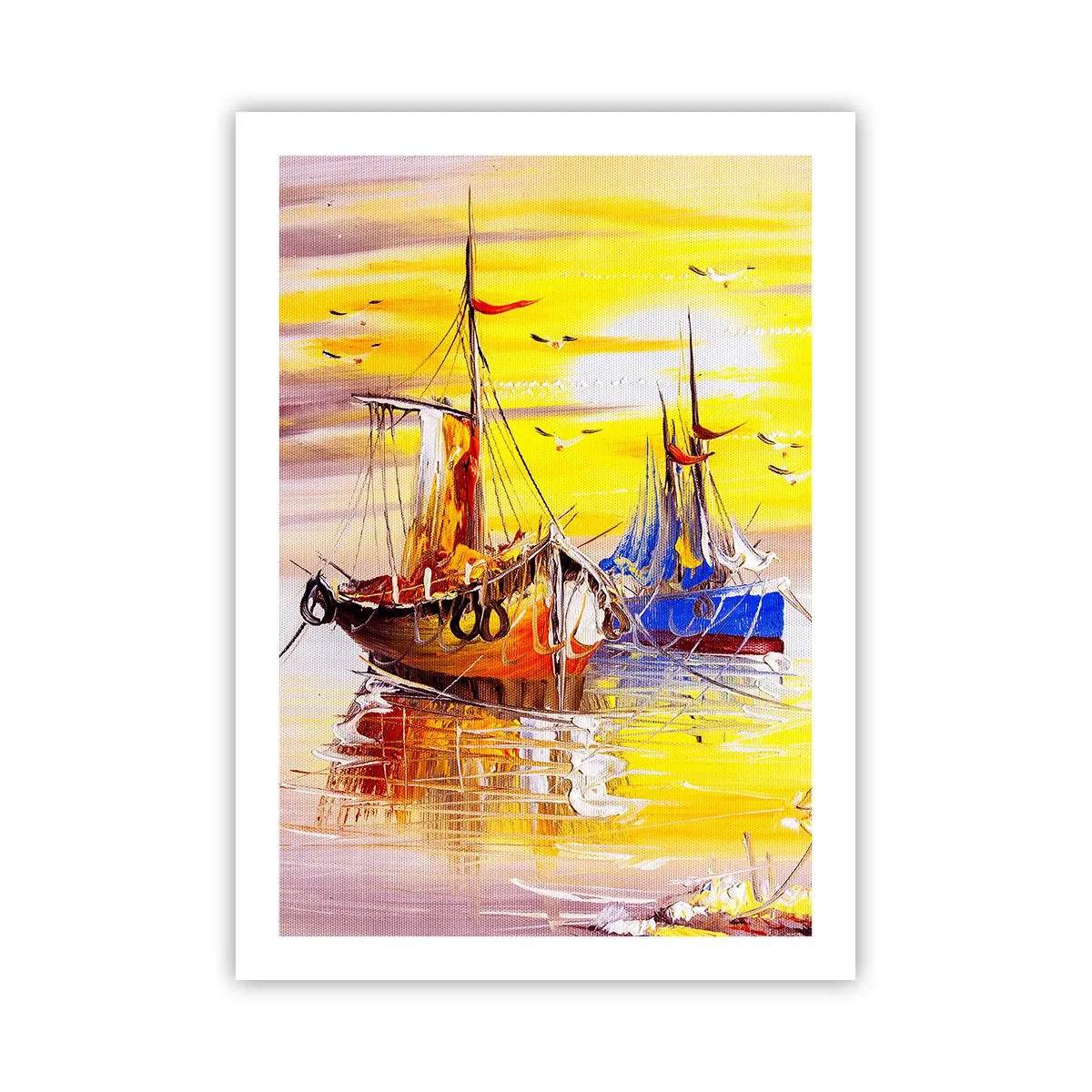 Pôster - Um merecido descanso no porto - 50x70 cm