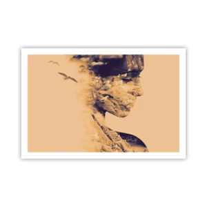 Pôster - Linda por natureza - 91x61 cm