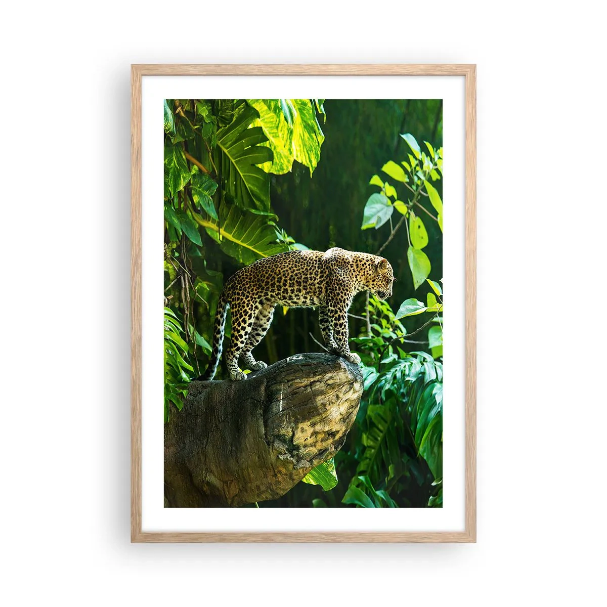 Pôster com moldura de carvalho claro - Vamos caçar? - 50x70 cm