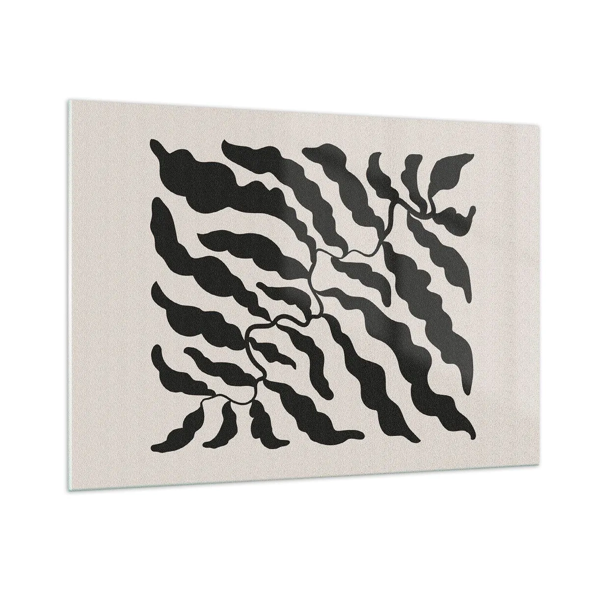 Quadro em vidro - A natureza da praça - 100x70 cm