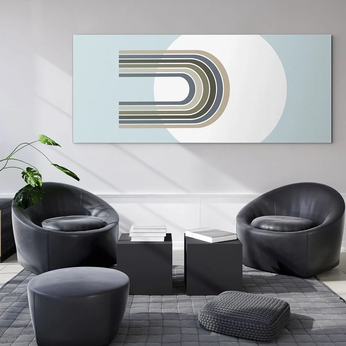 Quadro em vidro - Atração irresistível - 120x50 cm