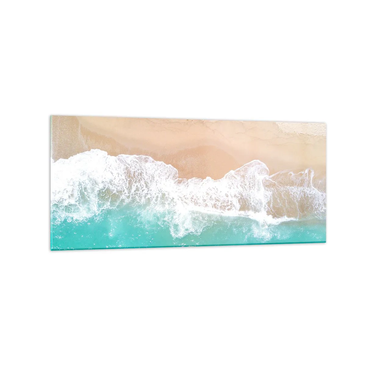 Quadro em vidro - Toque carinhoso - 120x50 cm