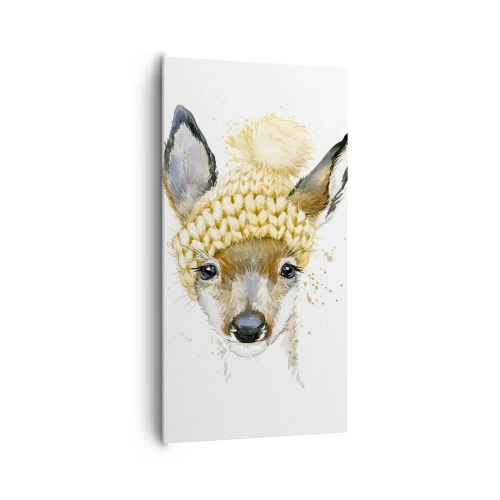 Quadro em tela - Para o inverno na floresta  - 65x120 cm