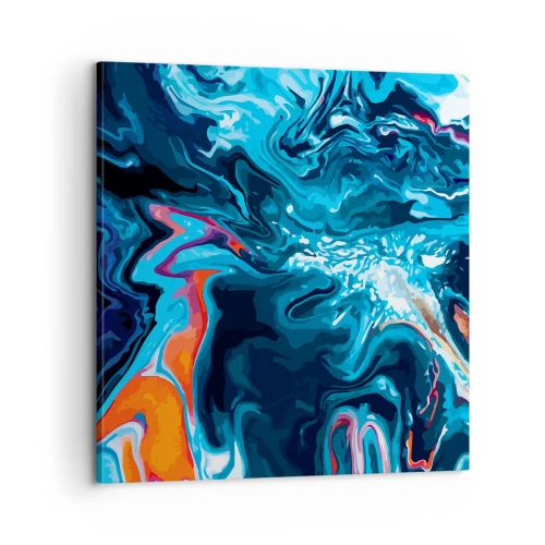 Quadro em tela - Viagem ao centro do céu - 60x60 cm