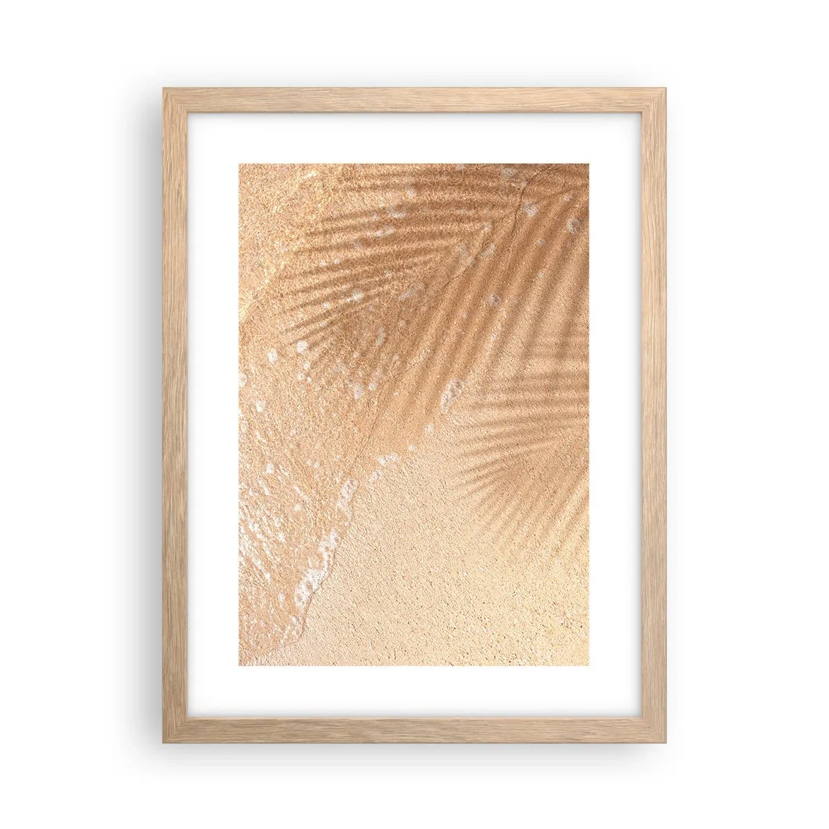 Pôster com moldura de carvalho claro - A sombra de um verão quente - 30x40 cm