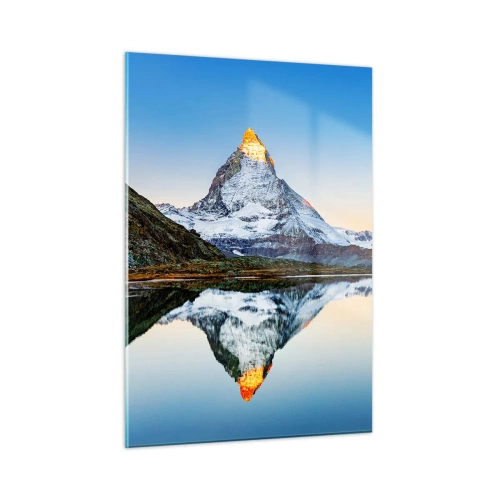 Quadro em vidro - Dois mundos - 50x70 cm