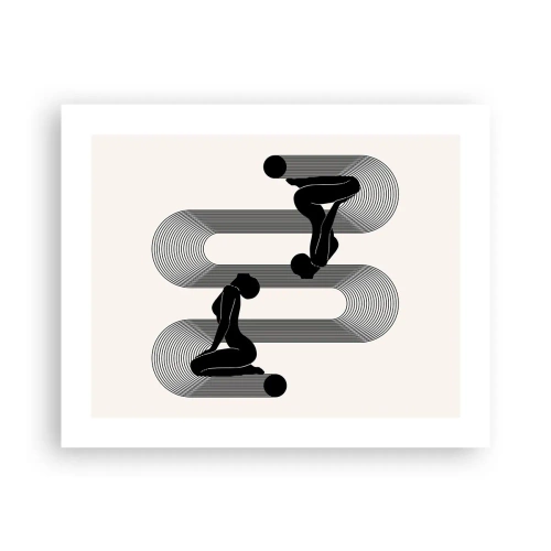 Pôster - Simetria sensual - 50x40 cm