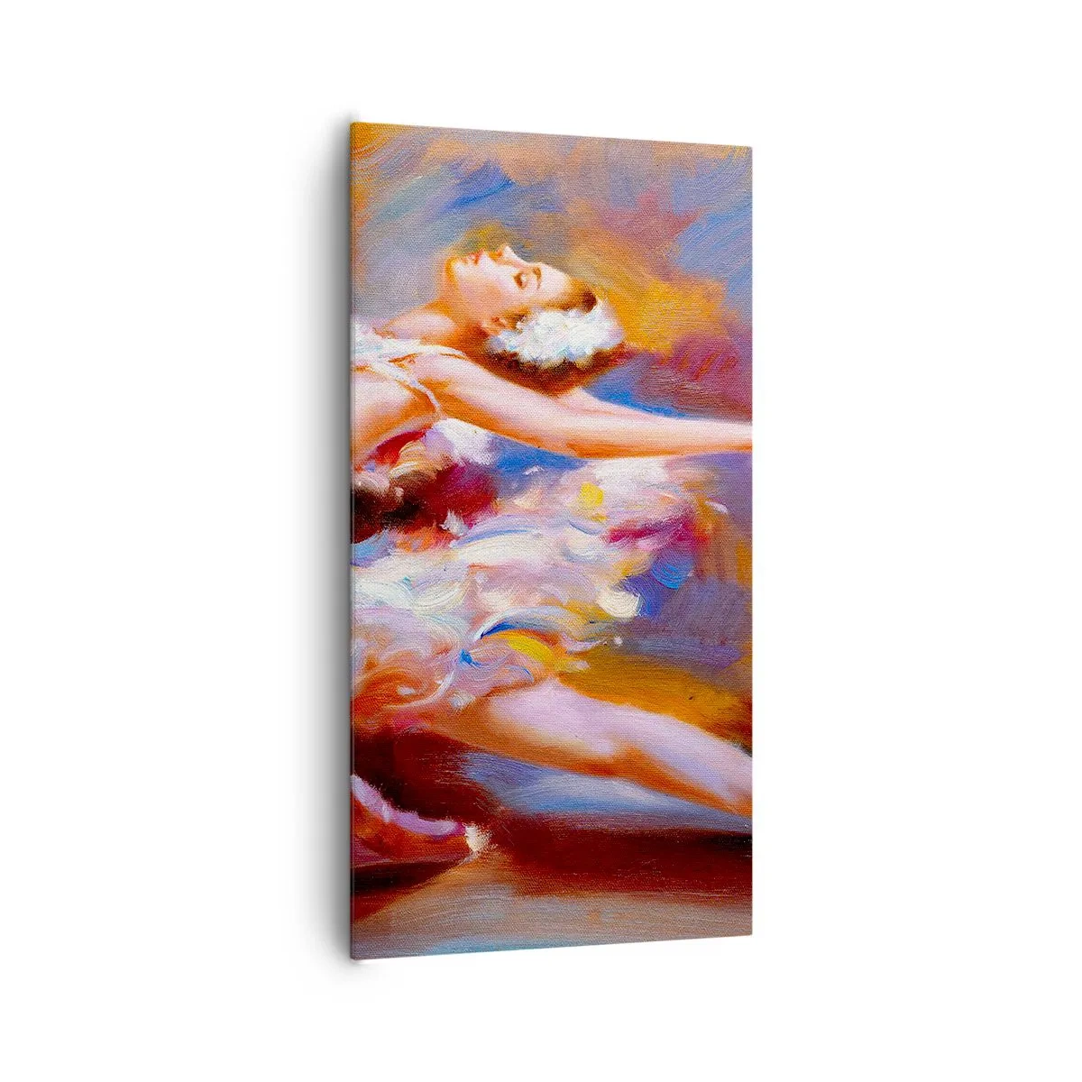 Quadro em tela - A graça do cisne - 65x120 cm