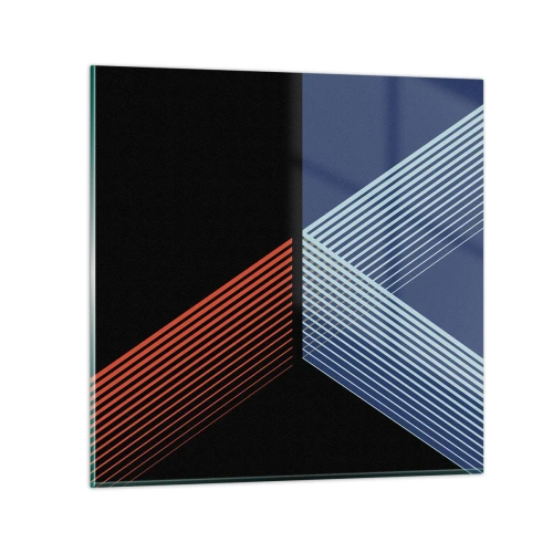 Quadro em vidro - Uma história simples - 40x40 cm