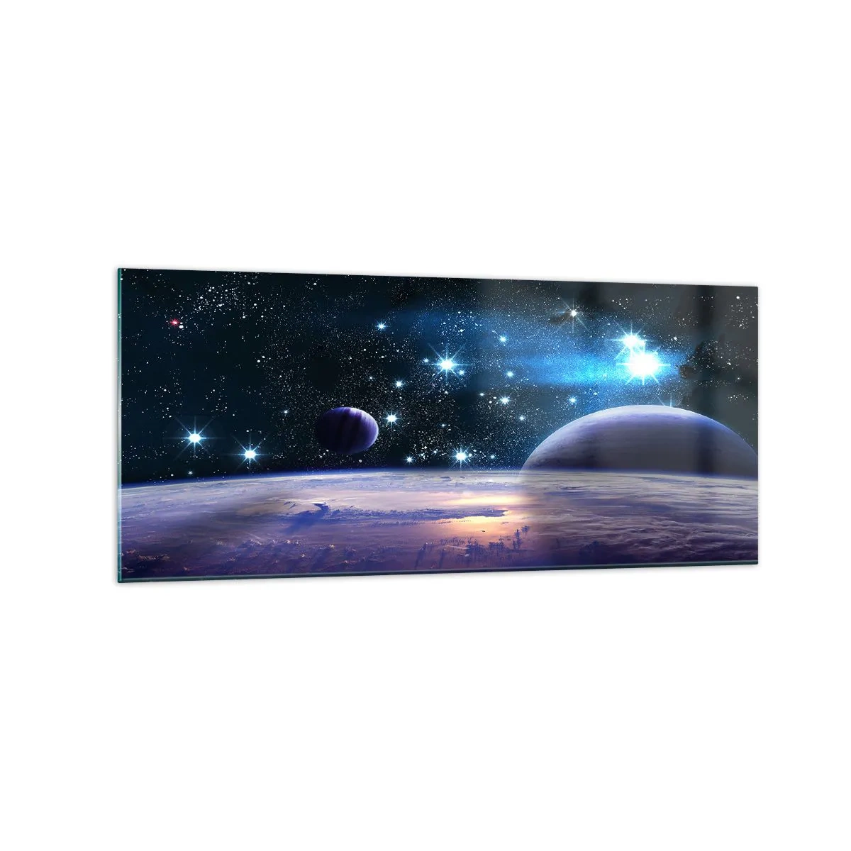 Quadro em vidro - Ainda sozinhos? - 120x50 cm