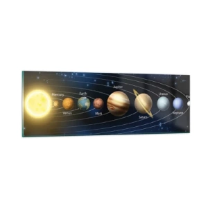 Quadro em vidro - Um de dez - 90x30 cm