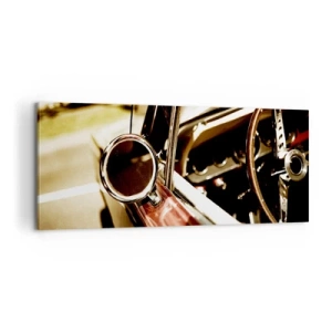 Quadro em tela - Um carro com alma - 100x40 cm