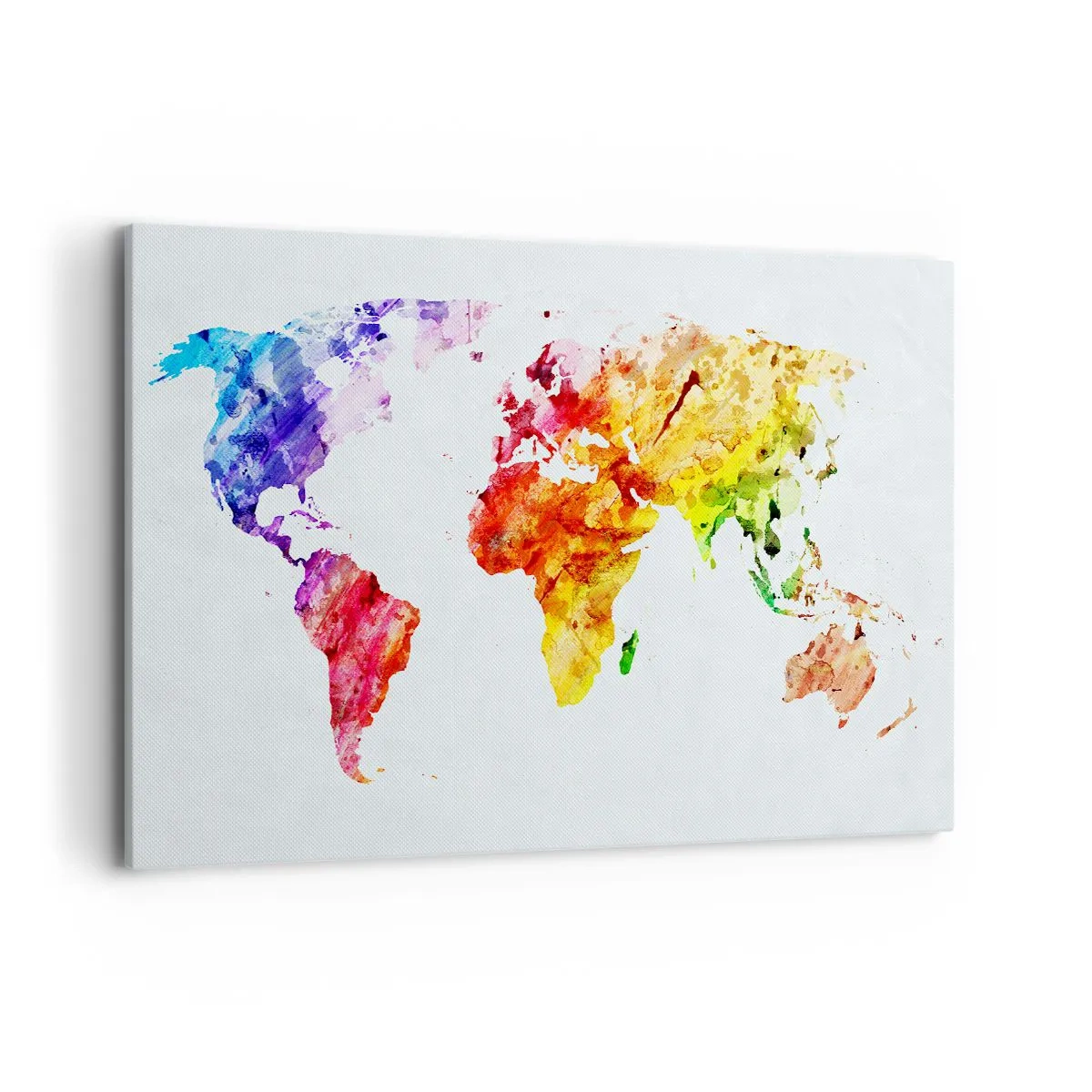 Quadro em tela - Todas as cores do mundo - 120x80 cm