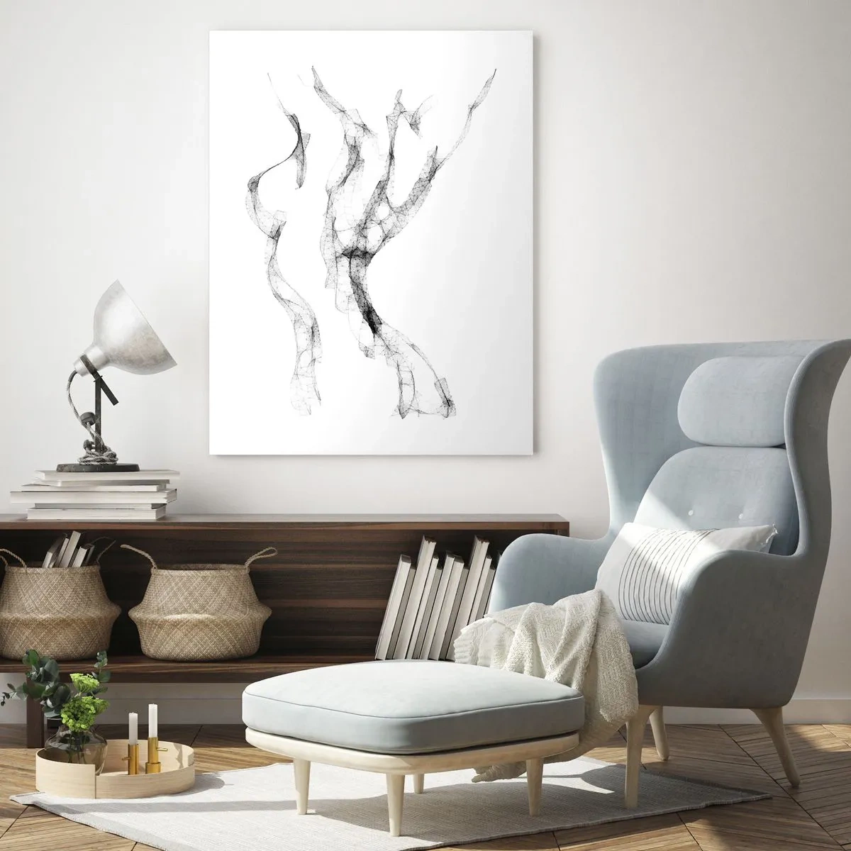 Quadro em vidro - Bonita e forte - 80x120 cm