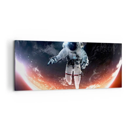Quadro em tela - Posso ficar um pouco mais? - 100x40 cm