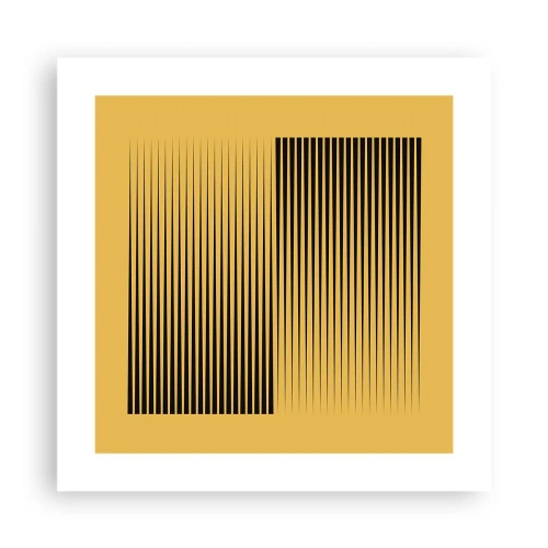 Pôster - Quadratura de opostos - 40x40 cm