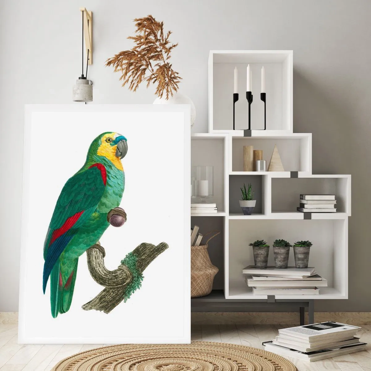 Pôster - Retrato de papagaio - 70x100 cm