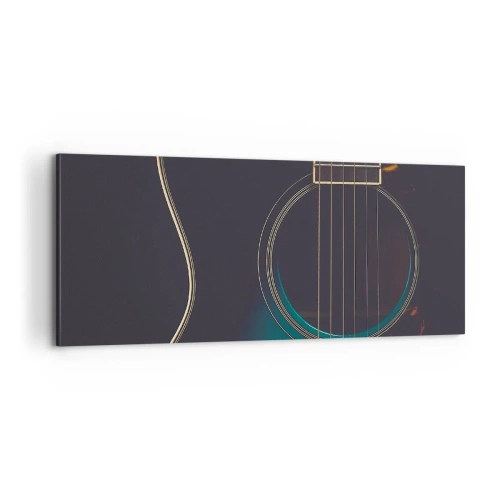 Quadro em tela - Um momento antes de soar - 100x40 cm