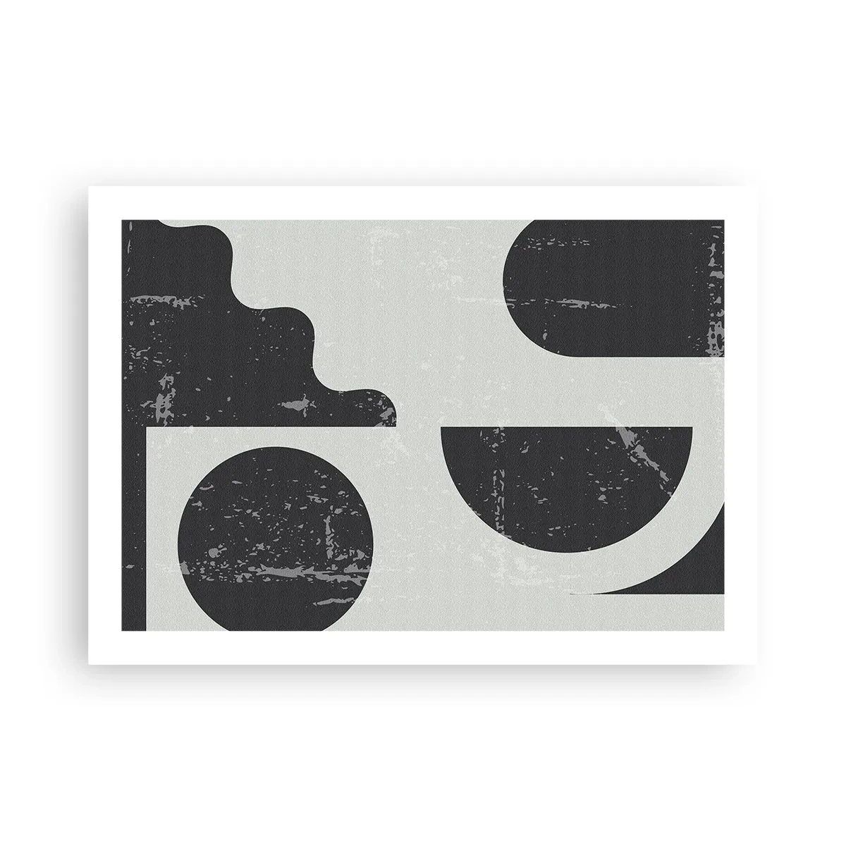 Pôster - Composição acima e abaixo - 70x50 cm