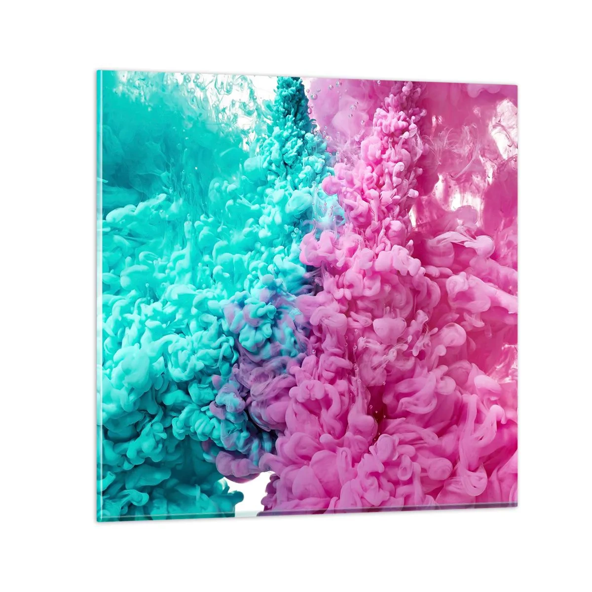 Quadro em vidro - Confronto decisivo - 50x50 cm