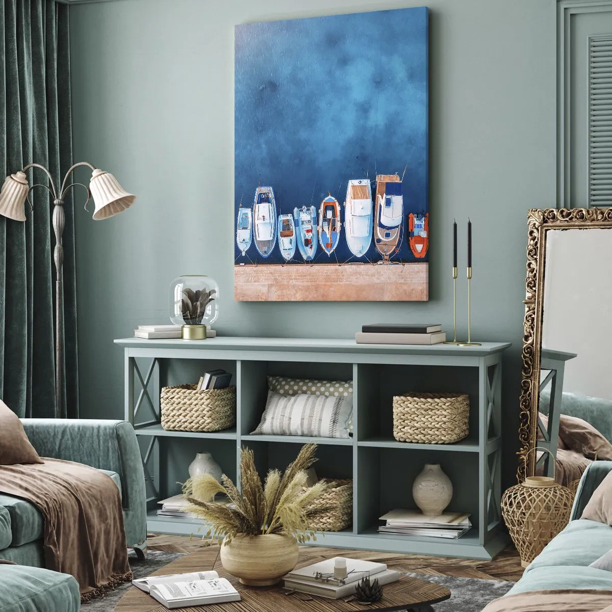 Quadro em tela - Em uma fileira - 80x120 cm