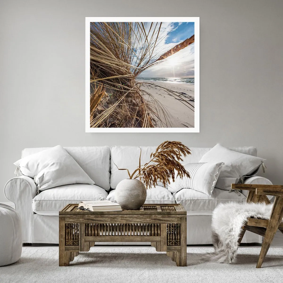 Pôster - Reunião dos rlementos da natureza - 60x60 cm