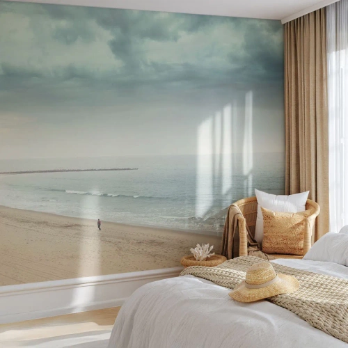 Papel de Parede Premium Sand - Em busca da paz - Mar, Praia, Andar - 400x280 cm