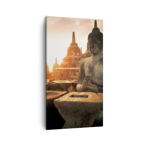 Quadro em tela - Clima de grande sabedoria - 45x80 cm