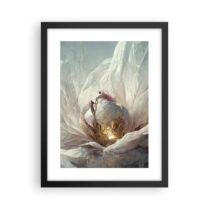 Pôster com moldura preta - Floresce uma vez a cada cem anos - 30x40 cm