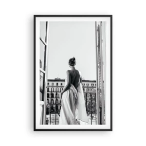 Pôster com moldura preta - Despertar dos sentidos - 61x91 cm