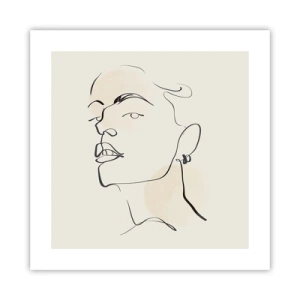 Pôster - Olhar orgulhoso - 40x40 cm