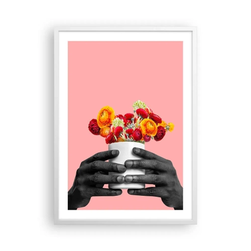 Pôster em moldura branca - A apoteose da vida - 50x70 cm