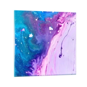 Quadro em vidro - Yin e yang - 30x30 cm