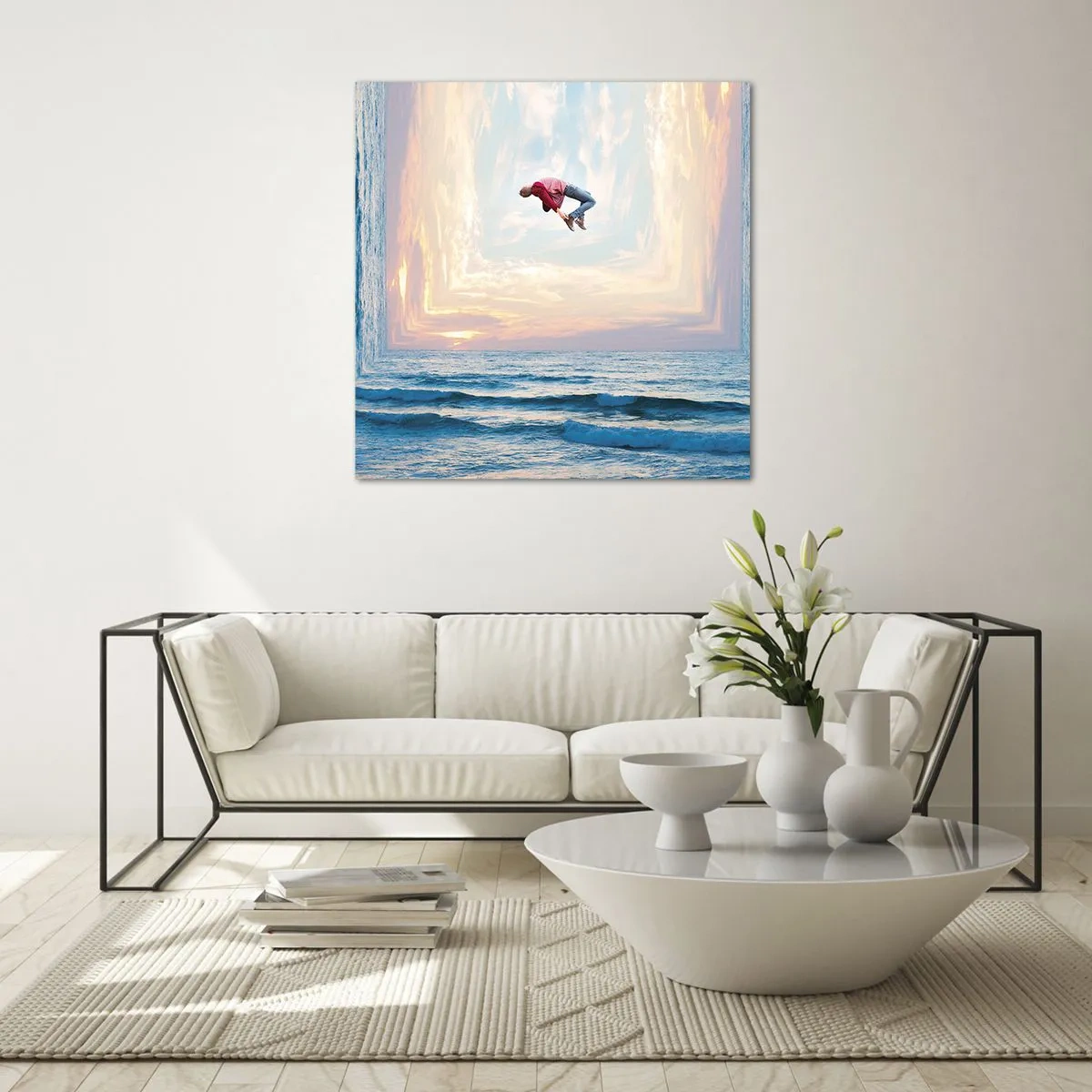 Quadro em vidro - Para outra dimensão - 70x70 cm