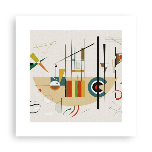 Pôster - E o mundo ri - 30x30 cm