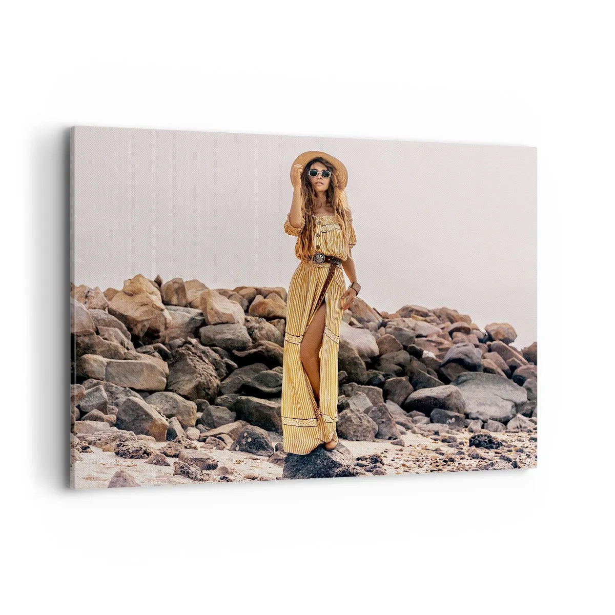 Quadro em tela - A magia das pedras - 100x70 cm